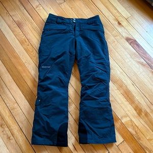Marmot insulated ski pants. Size medium. Gray.